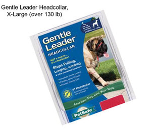 Gentle Leader Headcollar, X-Large (over 130 lb)