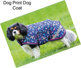 Dog Print Dog Coat