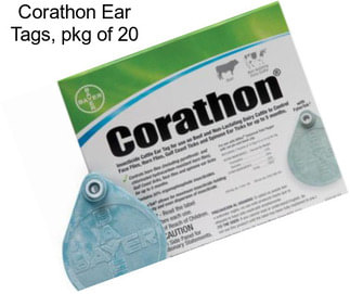 Corathon Ear Tags, pkg of 20