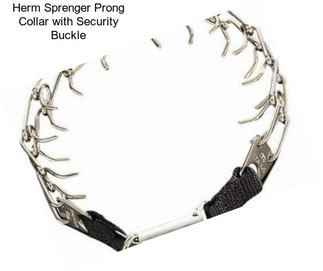 Herm Sprenger Prong Collar with Security Buckle