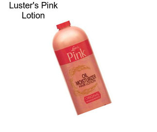 Luster\'s Pink Lotion