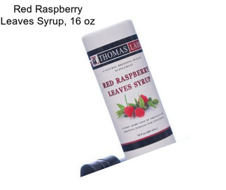 Red Raspberry Leaves Syrup, 16 oz