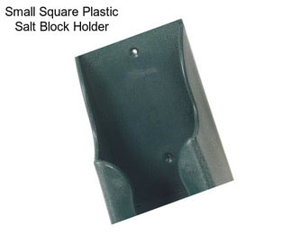Small Square Plastic Salt Block Holder