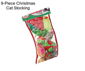 9-Piece Christmas Cat Stocking