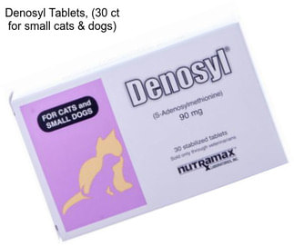 Denosyl Tablets, (30 ct for small cats & dogs)