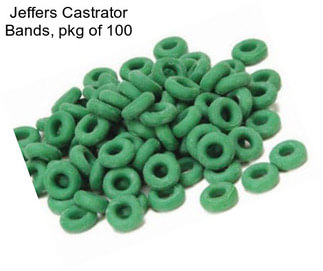 Jeffers Castrator Bands, pkg of 100