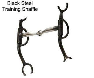 Black Steel Training Snaffle