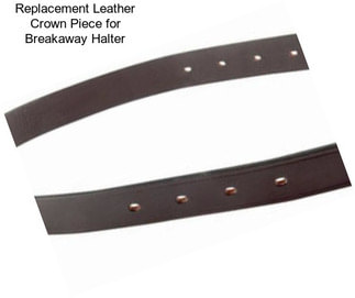 Replacement Leather Crown Piece for Breakaway Halter