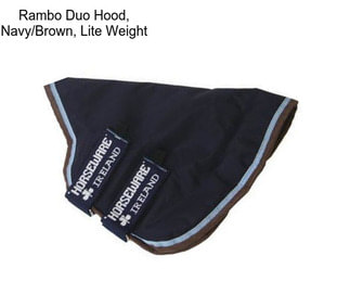 Rambo Duo Hood, Navy/Brown, Lite Weight