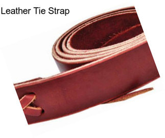 Leather Tie Strap