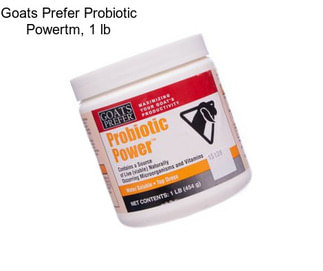 Goats Prefer Probiotic Powertm, 1 lb