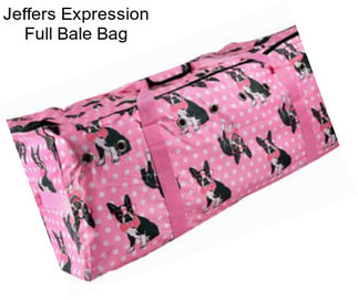 Jeffers Expression Full Bale Bag