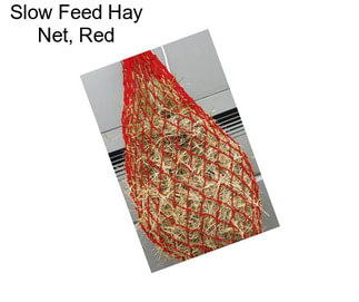 Slow Feed Hay Net, Red