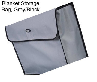 Blanket Storage Bag, Gray/Black