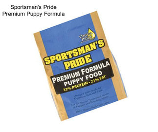 Sportsman\'s Pride Premium Puppy Formula