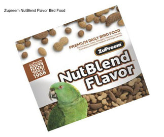 Zupreem NutBlend Flavor Bird Food