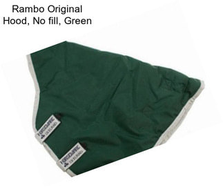 Rambo Original Hood, No fill, Green