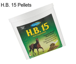 H.B. 15 Pellets