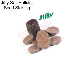 Jiffy Soil Pellets, Seed Starting
