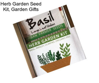 Herb Garden Seed Kit, Garden Gifts