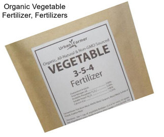 Organic Vegetable Fertilizer, Fertilizers