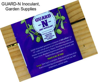 GUARD-N Inoculant, Garden Supplies