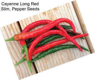 Cayenne Long Red Slim, Pepper Seeds