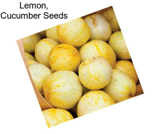 Lemon, Cucumber Seeds