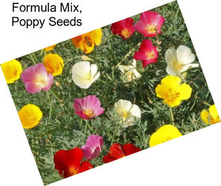 Formula Mix, Poppy Seeds