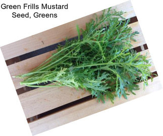 Green Frills Mustard Seed, Greens