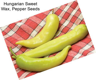 Hungarian Sweet Wax, Pepper Seeds