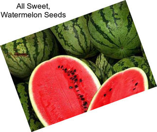 All Sweet, Watermelon Seeds