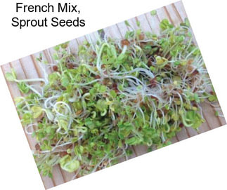 French Mix, Sprout Seeds