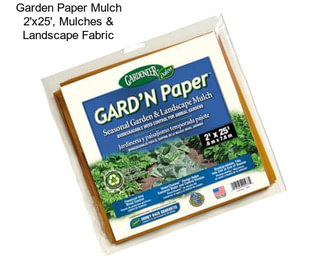 Garden Paper Mulch 2\'x25\', Mulches & Landscape Fabric