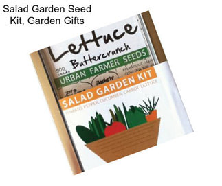 Salad Garden Seed Kit, Garden Gifts