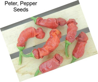 Peter, Pepper Seeds