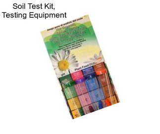 Soil Test Kit, Testing Equipment