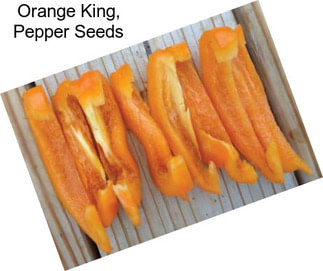 Orange King, Pepper Seeds