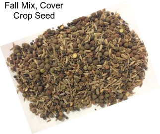Fall Mix, Cover Crop Seed