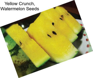 Yellow Crunch, Watermelon Seeds