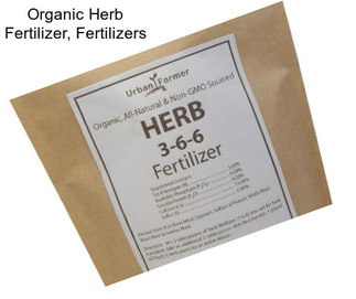 Organic Herb Fertilizer, Fertilizers