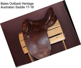 Bates Outback Heritage Australian Saddle 17\