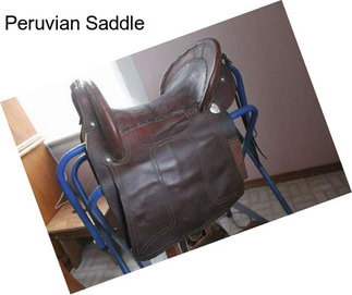 Peruvian Saddle