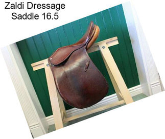 Zaldi Dressage Saddle 16.5\