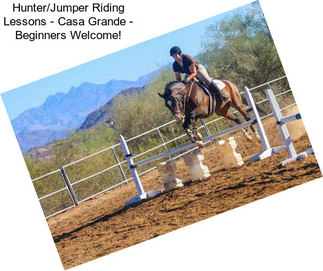 Hunter/Jumper Riding Lessons - Casa Grande - Beginners Welcome!