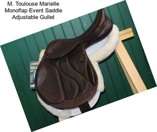 M. Toulouse Marielle Monoflap Event Saddle Adjustable Gullet