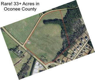 Rare! 33+ Acres in Oconee County