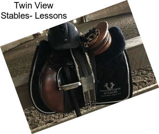 Twin View Stables- Lessons