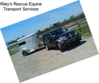 Riley\'s Rescue Equine Transport Services