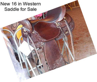 New 16 in Western Saddle for Sale